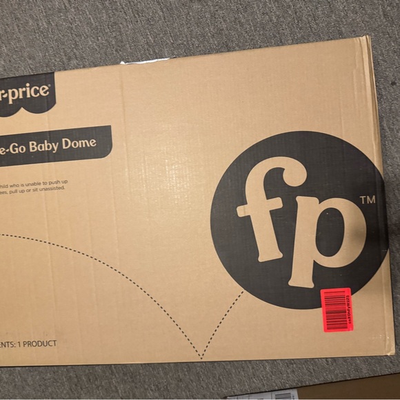 Fisher-Price Portable Baby Dome with Black and Red Accents